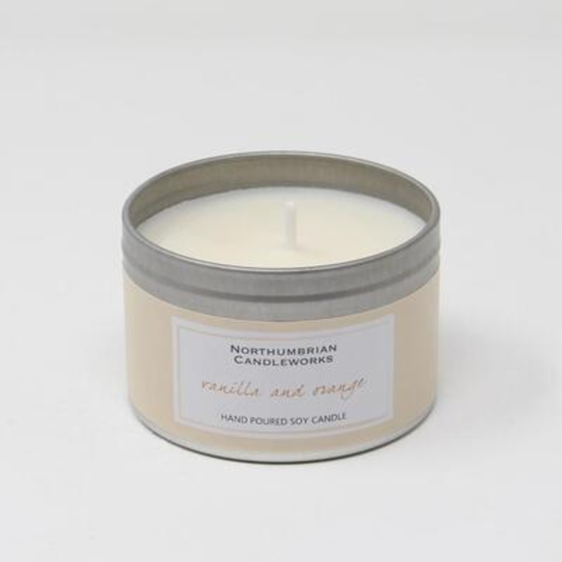 Northumbrian Candleworks Vanilla Orange Soy Candle Tin